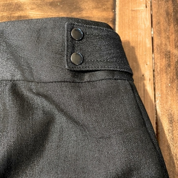 NWT Roz and Ali dark blue size 24 dress pants.  Blue denim look color - Picture 4 of 12